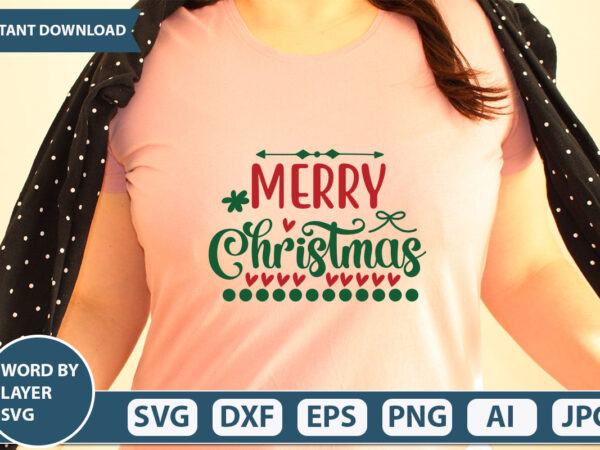 Merry christmas svg vector for t-shirt