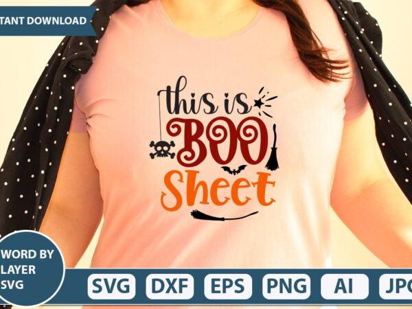 This is boo sheet svg vector for t-shirt