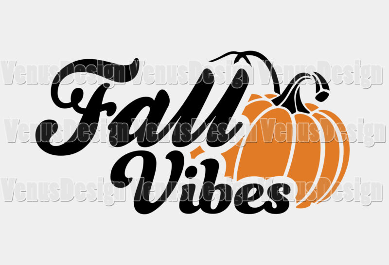 Fall Vibes Pumpkin Editable Tshirt Design