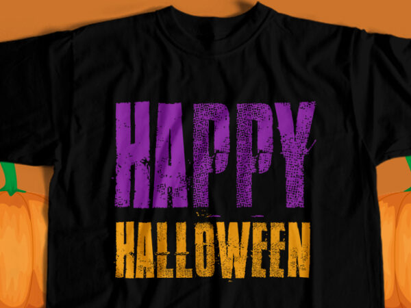 Happy halloween t-shirt design