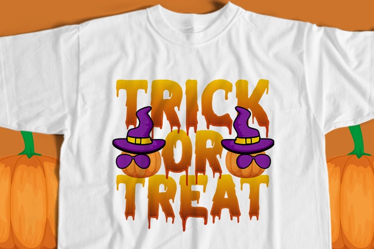 Trick Or Treat T-Shirt Design