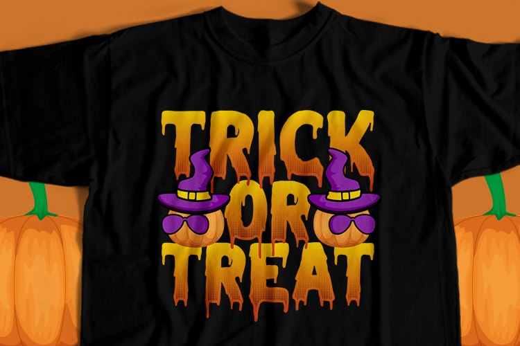 Trick Or Treat T-Shirt Design