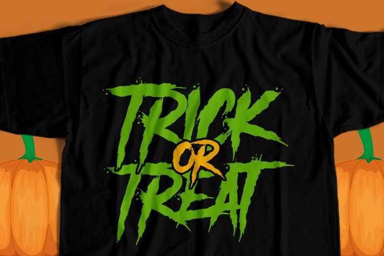 Trick Or Treat T-Shirt Design