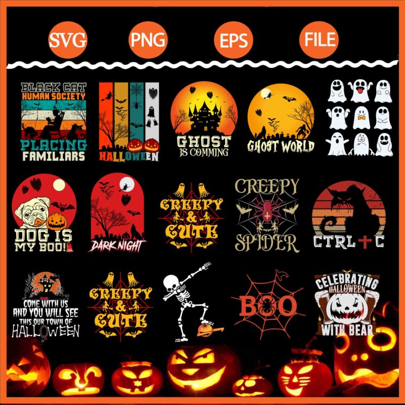 Bundle halloween svg, halloween bundle, halloween svg, halloween vector ...