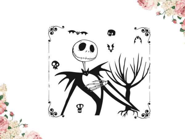 Cf8ll20210915-halloween jack skellington gift idea diy crafts svg files for cricut, silhouette sublimation files t shirt vector file