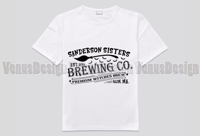 Sanderson Sisters Brewing Co Editable Design