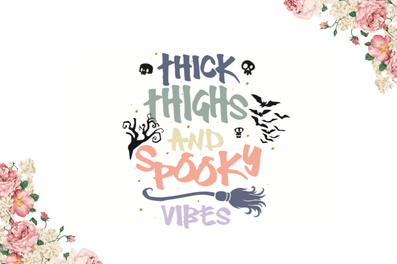 Spooky Vibes Halloween Gift Diy Crafts Svg Files For Cricut, Silhouette Sublimation Files