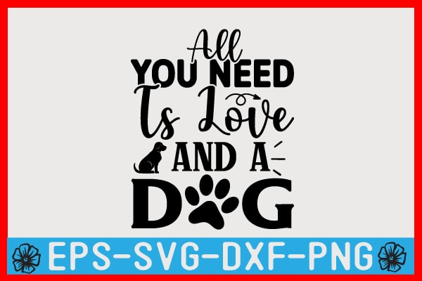 Dog SVG T shirt Design Template - Buy t-shirt designs
