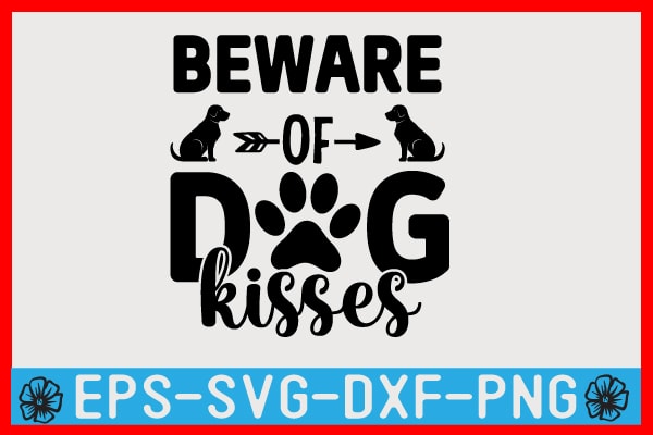 Dog SVG T shirt Design Template