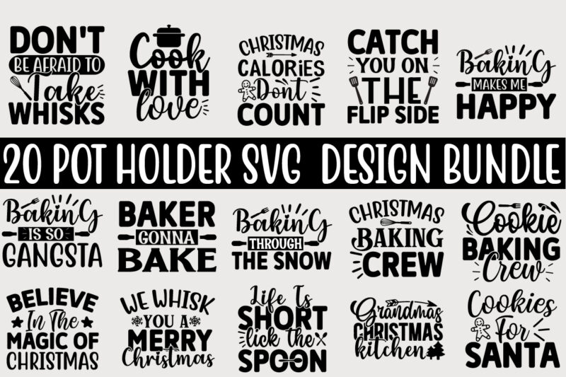 Pot Holder SVG Design Bundle