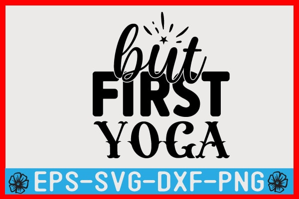 Yoga SVG T shirt Design Template