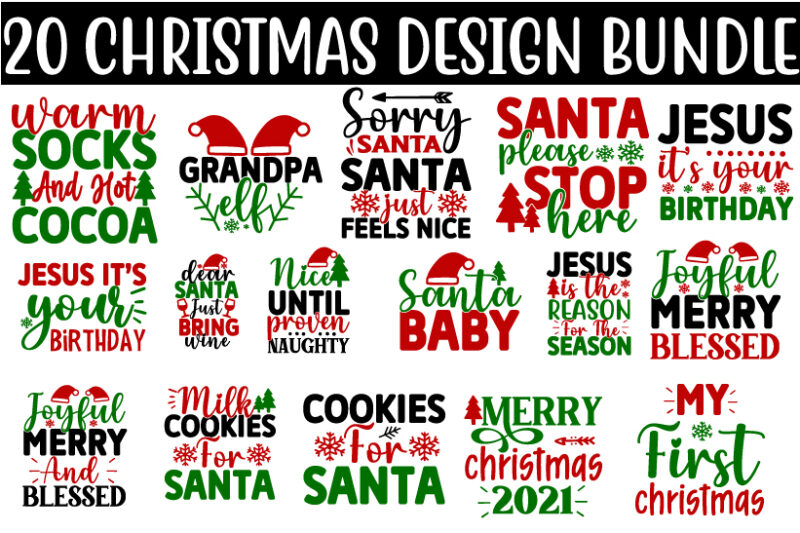 Christmas SVG Design Bundle