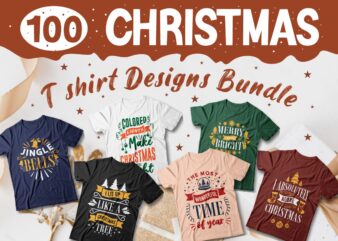 Christmas t shirt design bundle vector, Christmas svg bundle, Christmas quotes bundle for t-shirt, Christmas typography style