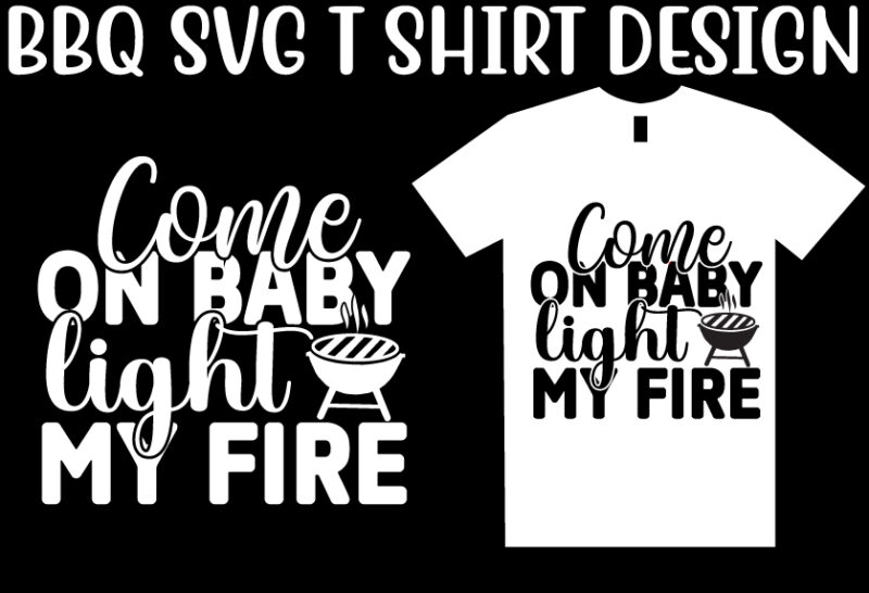 BBQ SVG T shirt Design Bundle