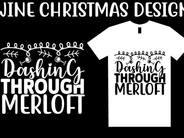 Wine christmas svg t shirt design