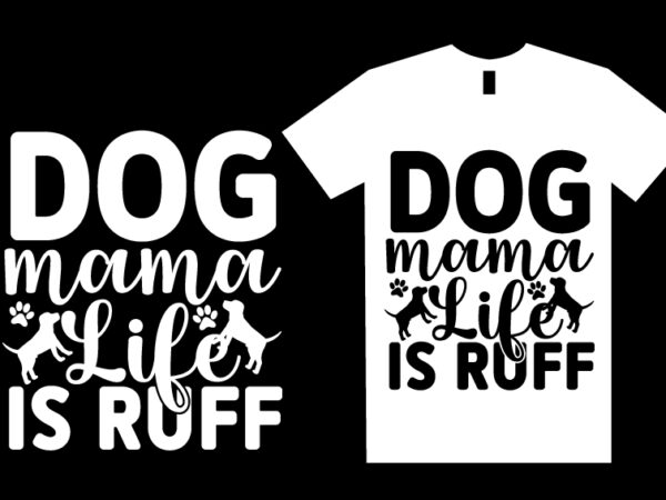 Dog svg t shirt design template