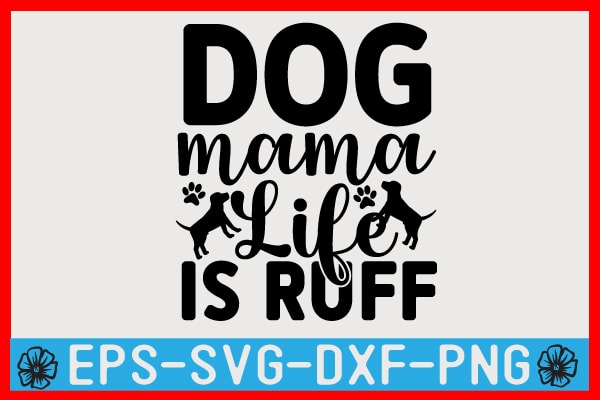 Dog SVG T shirt Design Template