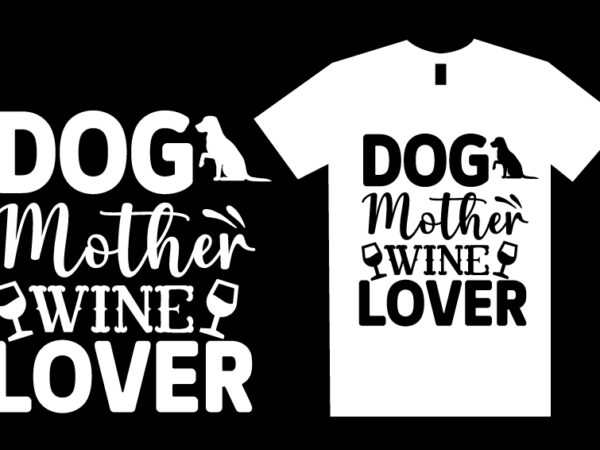 Dog svg t shirt design template