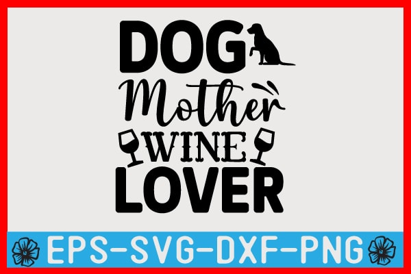 Dog SVG T shirt Design Template