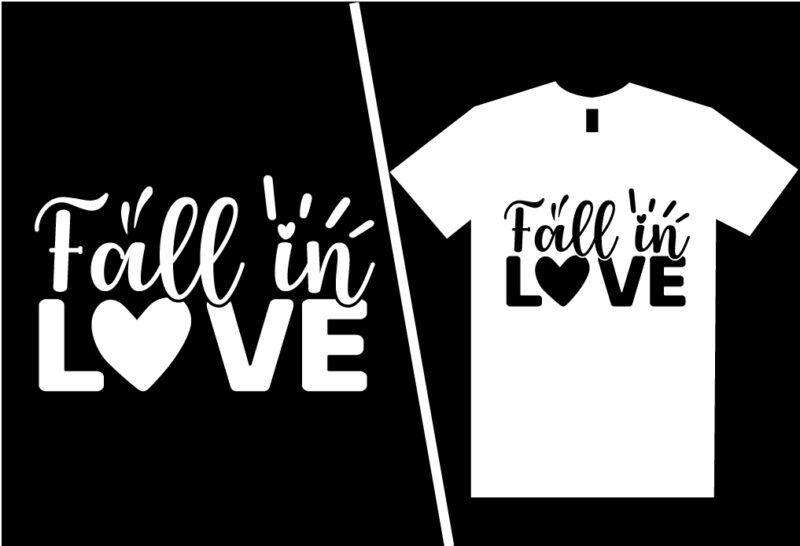 Love SVG T shirt Design Template