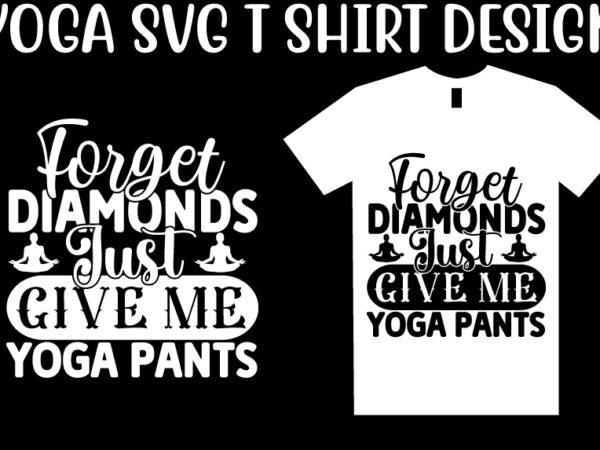 Yoga svg t shirt design template