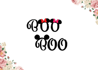 Halloween 2021, Minnie Boo Boo Diy Crafts Svg Files For Cricut, Silhouette Sublimation Files graphic t shirt