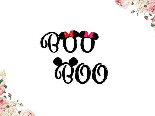 Halloween 2021, minnie boo boo diy crafts svg files for cricut, silhouette sublimation files graphic t shirt