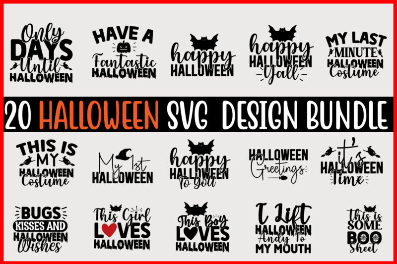 Halloween SVG Design Bundle