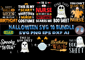 Halloween SVG T-Shirt Design 10 Bundle Part 8, Halloween SVG Bundle, Halloween Bundle, Halloween Bundles, Bundle Halloween, Bundles Halloween Svg, Boo Sheet, Pumpkin scary Svg, Pumpkin horror Svg, Boo Sheet