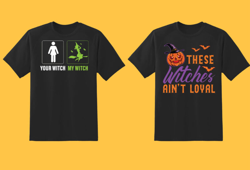 Halloween Big Bundle Part 1 – 80 Tshirt Designs – 90% OFF