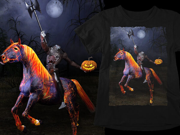 Headless horseman graphic t shirt