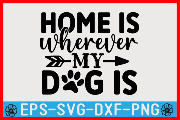 Dog SVG T shirt Design Template