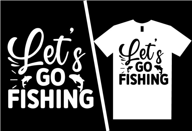 Fishing SVG T shirt Design Bundle