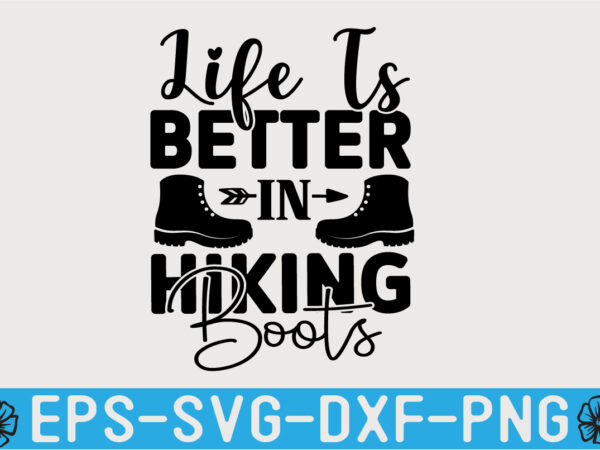 Hiking svg t shirt design template