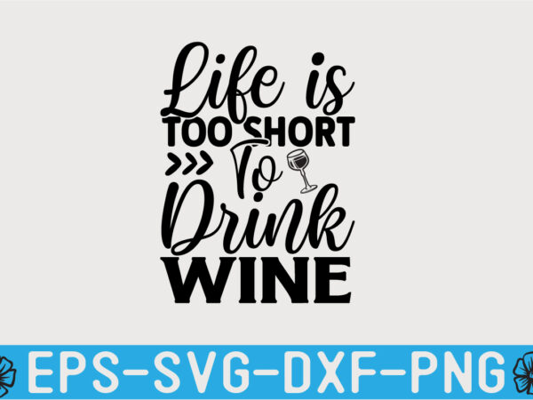 Wine bag svg design template