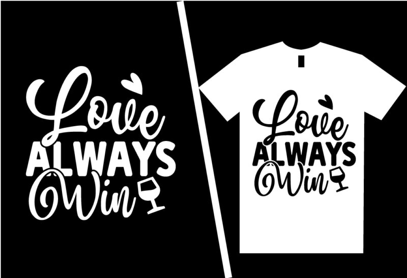 Love SVG T shirt Design Template