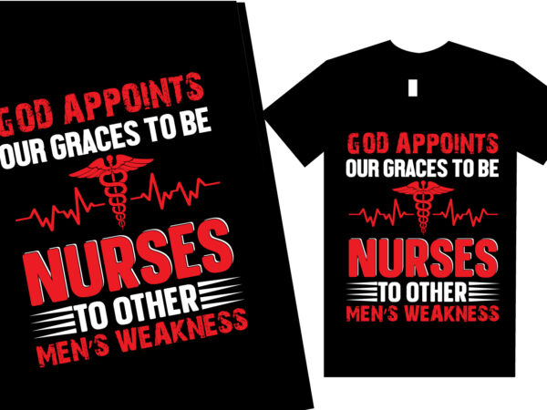 Nurse t shirt design template