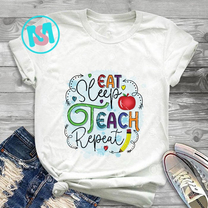 Teacher Life Bundle PNG, Teaching, Back to School, Teacher Quotes, Peace love Teach, love inspire, best Teacher quote, shirt png ,Sublimation design