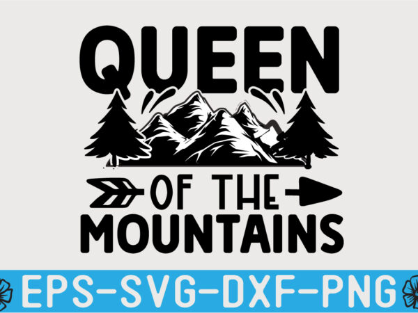 Hiking svg t shirt design template