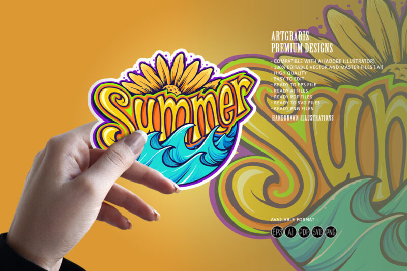 Summer Typeface Modern Tropical