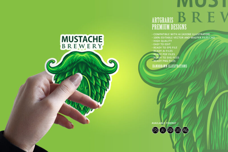 Brewery Mustache Productions Logo