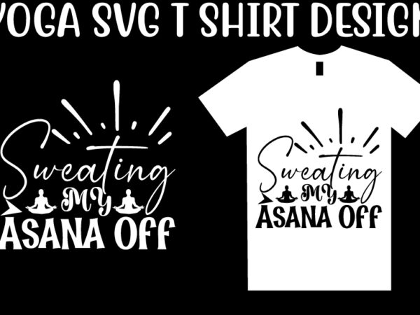 Yoga svg t shirt design template