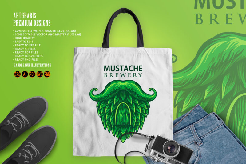 Brewery Mustache Productions Logo