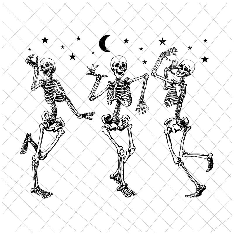 Dancing Skeleton Svg Skeletons Happy Halloween Svg Skeleton Halloween Svg Dancing Halloween