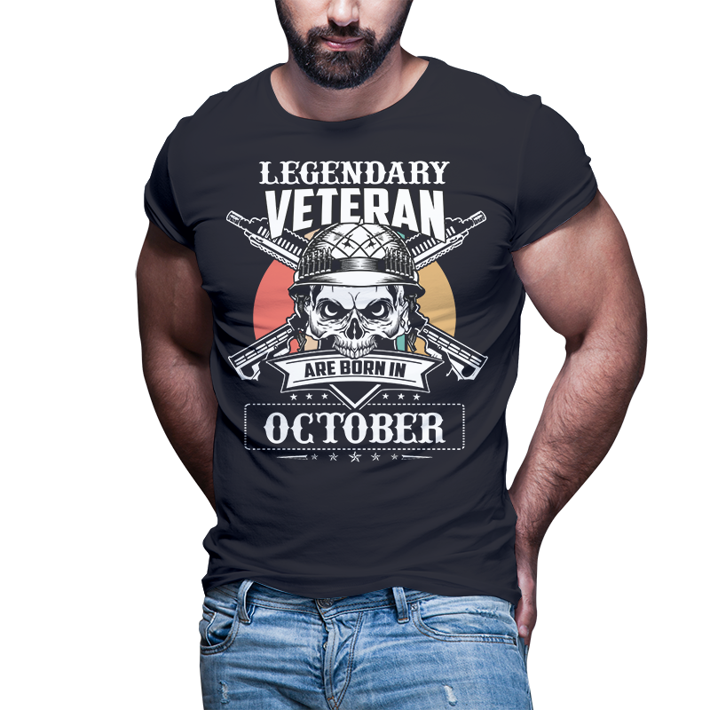 54 American Veteran Skull bundle t shirt template