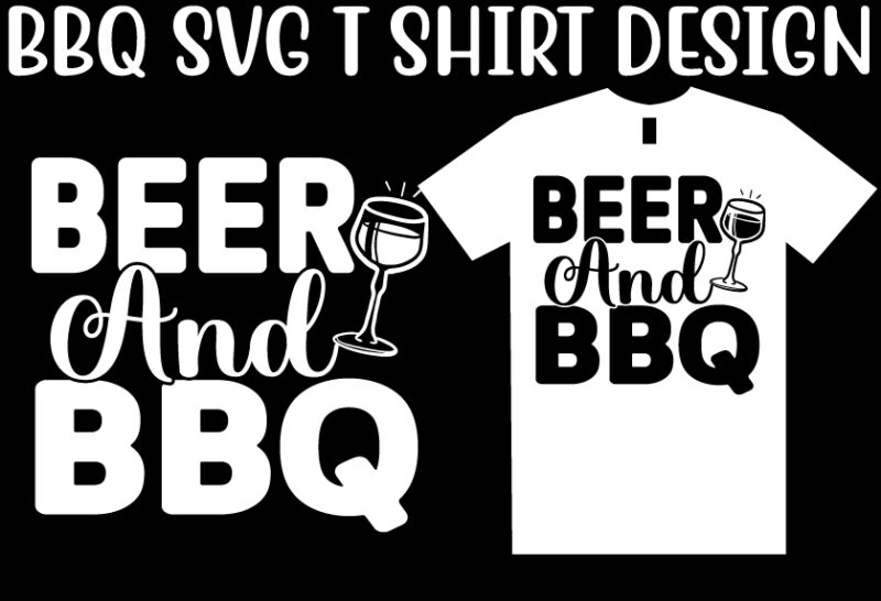 BBQ SVG T shirt Design Bundle