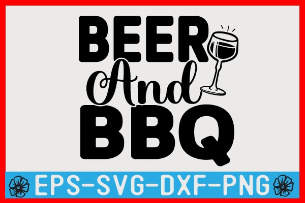 BBQ SVG T shirt Design Template