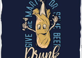 Drunk bootle t-shirt design