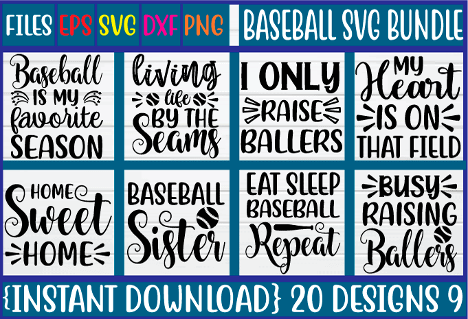 Baseball svg bundle graphic t shirt