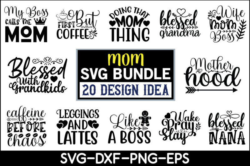 Mom SVG Bundle